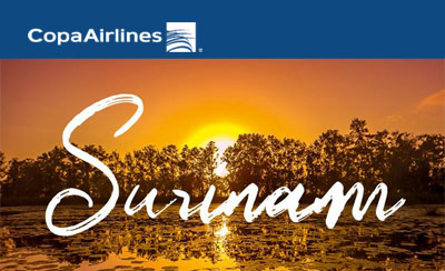 Copa Airlines - Nouveaux vols vers le Suriname