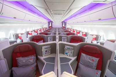 HongKong Airlines présente sa nouvelle cabine Business à bord de l'Airbus A350